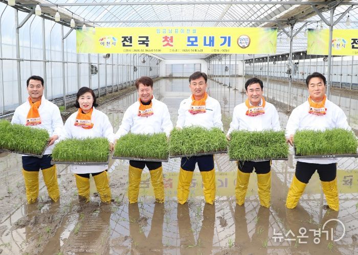 ‘임금님표 이천쌀’ 첫 모내기로 “황금빛 풍년 기원” 한 목소리