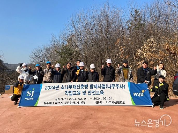 파주시, 봄철 ‘소나무재선충병 방제’나서…건강한 산림 회복