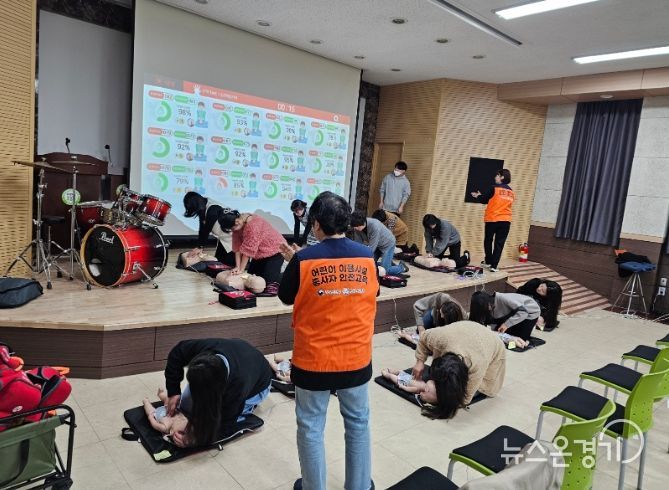 동두천시, 어린이 이용시설 종사자 안전 교육(CPR) 실시