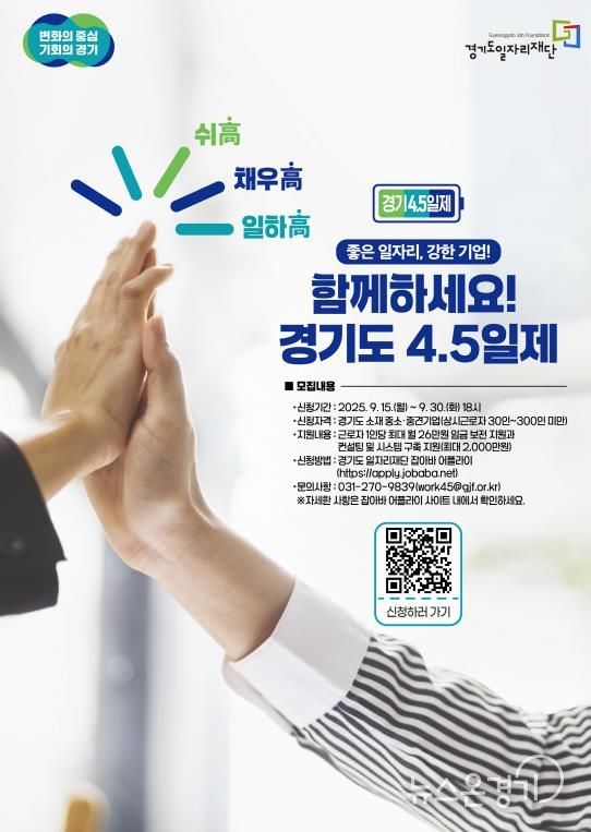 4.5일제 참여기업 추가 모집