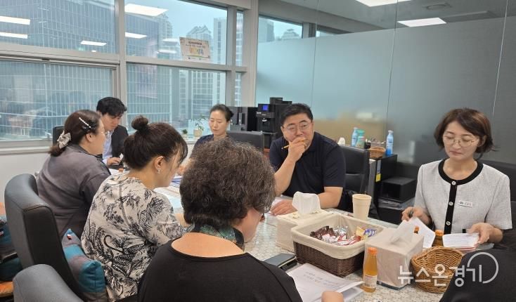 경기도의회 김진명 의원, 경기도 선도 특화보육, 0세아전용어린이집 정담회 참석