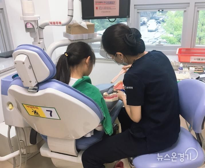 수원병원)치과주치의사업 진료 사진
