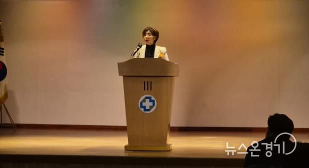 경기도의회 정경자 의원, 경기도의료원 의정부병원 '돌봄의료센터 2.0' 비전 선포식서 '사과와 약속'