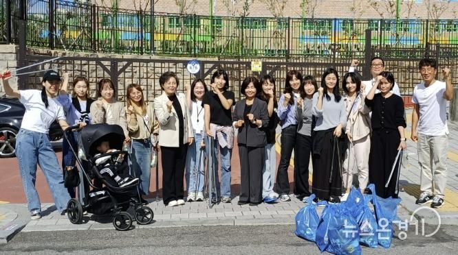 수원시 팔달구 매교동, 매교초등학교 학부모회와 합동 정화 활동 실시