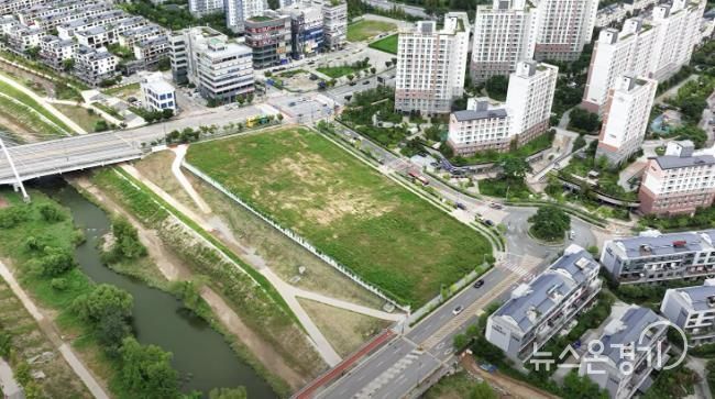 화성시립미술관 부지 항공사진