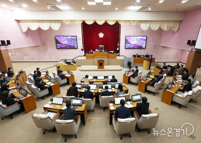 안양시의회, 제309회 임시회 개회