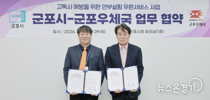군포시-군포우체국 업무협약